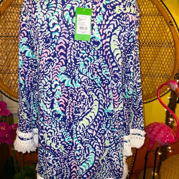 Lilly Pulitzer NWT GIGI Tank Top & Kimono Jacket Move It or Lose It - Picture 7 of 12